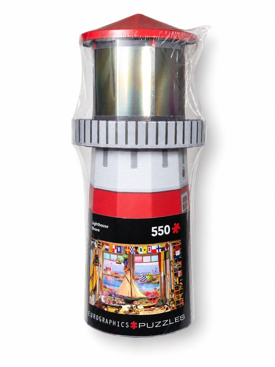 Eurographics Other - Eurographics Red and White Lighthouse 550-Piece Puzzle